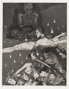 Mord (Zelt, Opus XIV, 2. Teil, Nr. 39) von Max Klinger