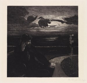 Nacht (Vom Tode, Erster Teil, Opus XI, Blatt 1) von Max Klinger
