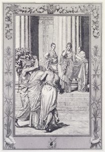 Psyche und Venus, Platte 33 aus der Serie „Cupid and Psyche: Opus V“ von Max Klinger