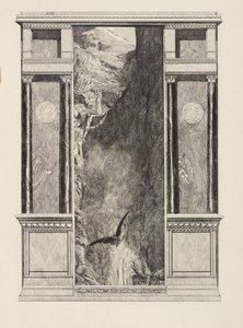 Psyche und der Adler Jupiters (Amor und Psyche, Opus V, Blatt 37) von Max Klinger