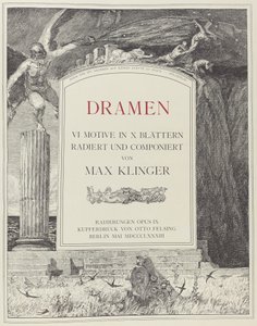 Titelblatt, 1883 von Max Klinger