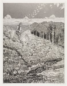 Traumweg (Zelt, Opus XIV, 2. Teil, Nr. 35) von Max Klinger