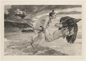 Entführung des Prometheus, pl. 14, Brahms Fantasie, Op. XII von Max Klinger