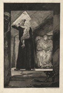 Vom Tode I, Opus II, 1889 Nr. 9 von Max Klinger