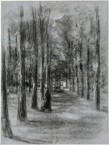 Allee in Laren von Max Liebermann