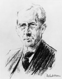 Arno Holz / Lith. von Max Liebermann von Max Liebermann