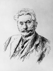 Carl Legien, Radierung von Liebermann