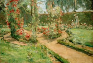 Der Rosengarten in Wannsee mit der Tochter und der Enkelin