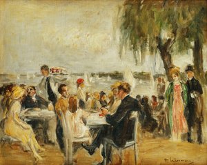 Garten-Café an der Elbe, 1902