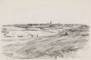 Holländische Landschaft von Max Liebermann