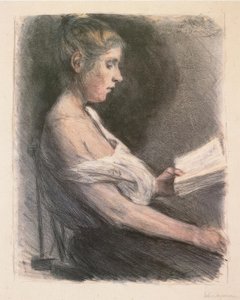 Lesendes Mädchen