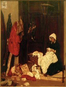 Näherin von Max Liebermann