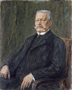 Porträt von Präsident Paul von Hindenburg
