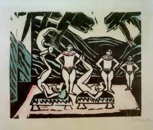 Akrobaten von Max Pechstein