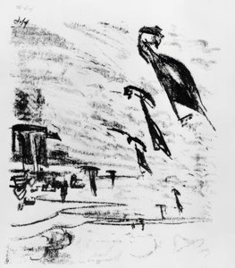 Boote auf dem Haff von Max Pechstein