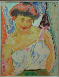 Junges Mädchen von Max Pechstein