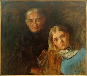 Frau Voll mit Tochter