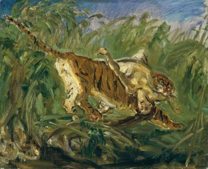 Tiger im Dschungel von Max Slevogt
