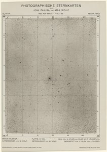 Photographische Sternkarten 6. Juli 1904, 1649. Schöpfer: Max Wolf, Johann Palisa von Max Wolf, Johann Palisa