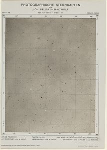 Fotografische Sternkarten (24. April 1901) von Max Wolf and Joh. Palisa