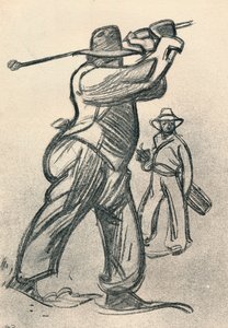 Le Joueur De Golf, ca. 1920, 1923 von Maxime Pierre Jules Dethomas