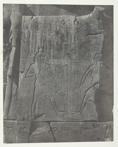 Gournah, Skulpturen des Throns der Kolosse, Theben, 1849-51, gedruckt 1852