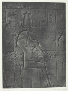 Großer Tempel der Isis in Philae, Tôth Ibiocéphale, Nubien, 1849-51, gedruckt 1852