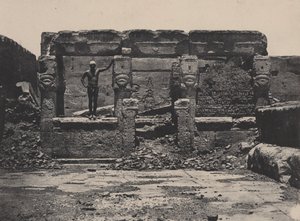 Großer Tempel von Dendera (Teutyres), Oberägypten von Maxime Du Camp