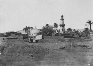 Oberägypten: Moschee und Grab von Mourad Bey, ca. 1850 von Maxime Du Camp