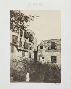 Haus und Garten im französischen Viertel, Ägypten, 1850 von Maxime Du Camp