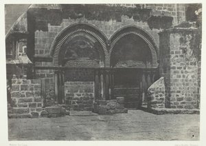 Jerusalem, Untere Arkaden der Grabeskirche, Palästina von Maxime Du Camp