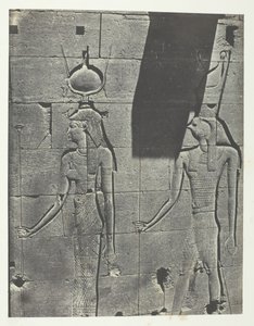 Kalabscheh, Skulpturen der hinteren Fassade des Tempels, Nubien