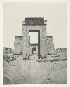 Karnak, Propylon des Tempels von Khons, Theben, 1849-51, gedruckt 1852 von Maxime Du Camp