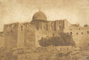 Koubbé-Nébi-Monça - Kuppel von Moses in Jerusalem von Maxime Du Camp