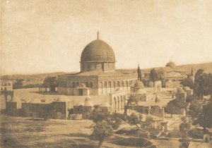 Die Omar-Moschee, in Jerusalem, August 1850