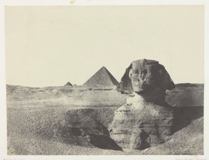 Der Sphinx von vorne gesehen, Mittelägypten