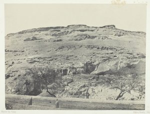 Nekropole von Alt-Lykopolis, Oberägypten, 1849-51, gedruckt 1852 von Maxime Du Camp