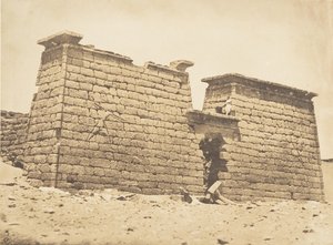 Pylonen des Tempels von Sebona, 3. April 1850 von Maxime Du Camp