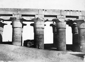 Tempelruinen, Ägypten, 1852 von Maxime Du Camp