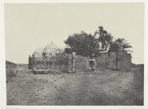 Grab von Cidi-Abdellah-el-Marabout, Oberägypten von Maxime Du Camp