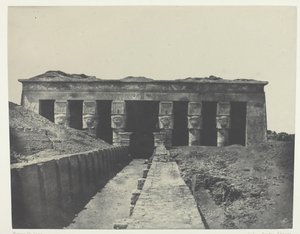 Vue Générale, Grand Temple de Dendérah Teutyres, Oberägypten, 1849-51, gedruckt 1852 von Maxime Du Camp