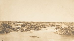 Ansicht der Stromschnellen des Zweiten Katarakts, März 1850