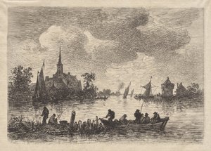 Ufer der Maas (Bords de la Meuse) von Maxime Lalanne