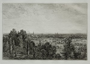 Bordeaux, Blick von der Küste von Cénon