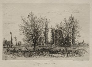 In den Feldern von Cénon von Maxime Lalanne