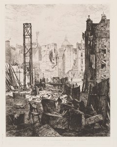 Abriss für die Eröffnung des Boulevard St. Germain von Maxime Lalanne
