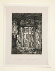 Porte de la galerie de chêne, Platte 8 aus der Suite Chez Victor Hugo von Maxime Lalanne