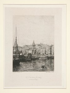 St. Peter-Port, Guernsey, pl. 1 aus der Suite Chez Victor Hugo (Victor Hugo