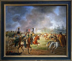 Kampf des 5. Regiments der Jäger zu Pferd von Maximilian Joseph de Schauenburg