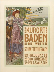 Kurort Baden bei Wien, ca. 1910